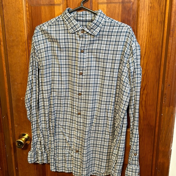 Orvis Gabardine Lightweight Long Sleeve Shirt - Size L - Picture 2 of 7